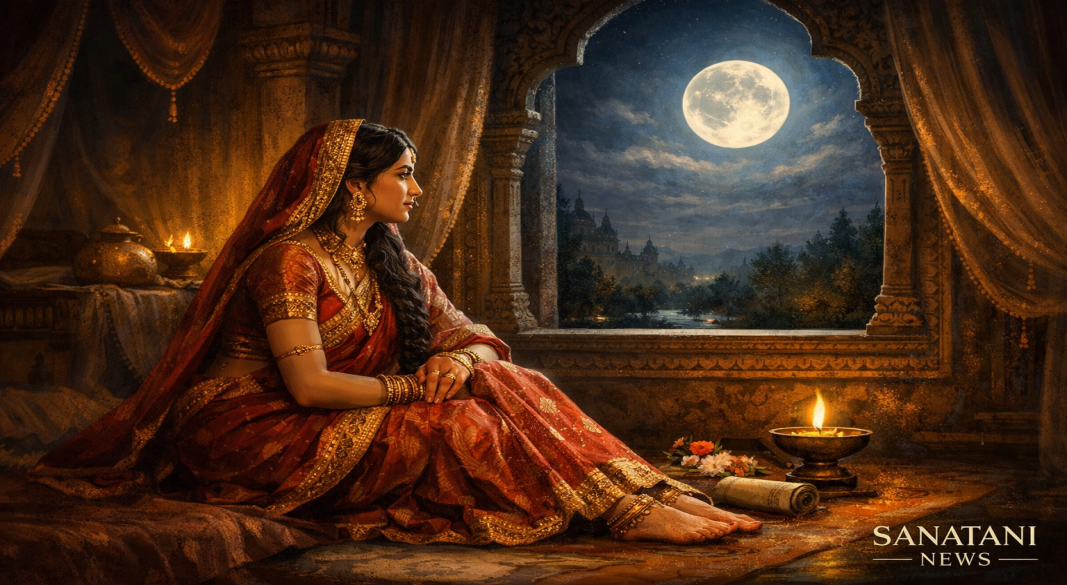 Urmila in deep sleep, Urmila and Lakshmana parting, Vedic Art of Urmila.