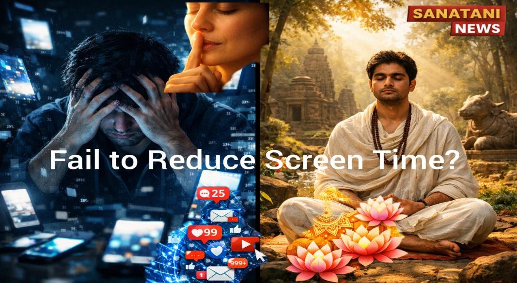 SANATANI NEWS :-Fail to Reduce Screen Time?