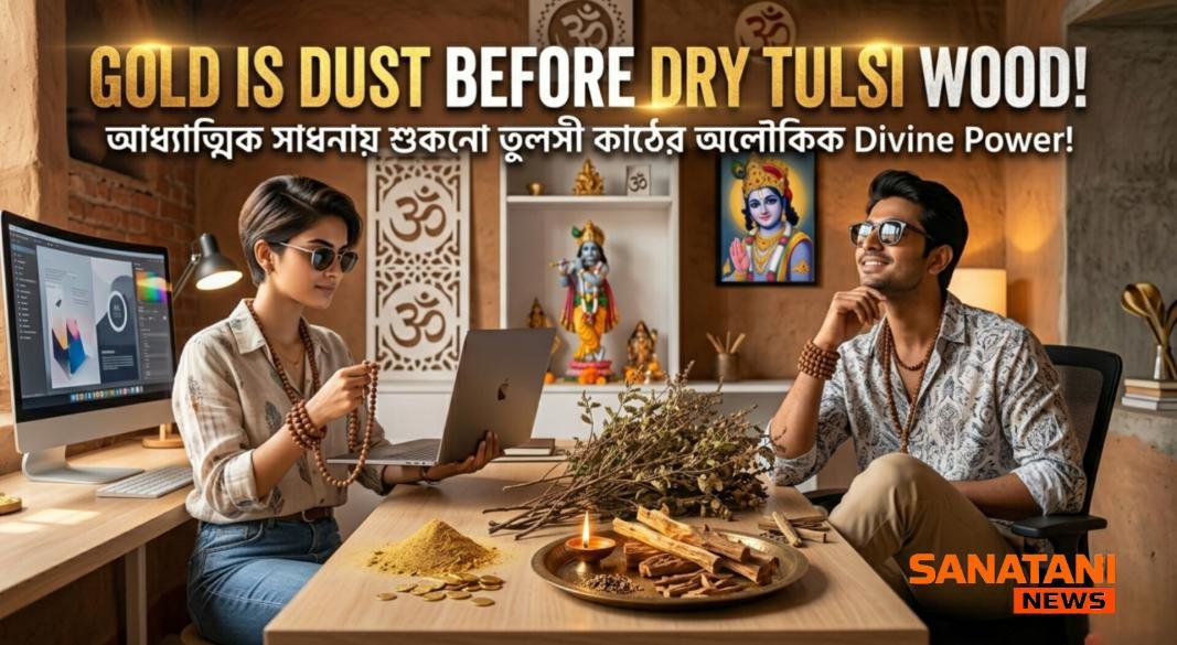 Gold is Dust Before Dry Tulsi Wood!